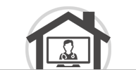 virtual home appointment icon