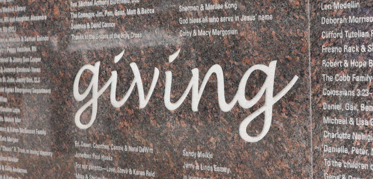 Giving wall